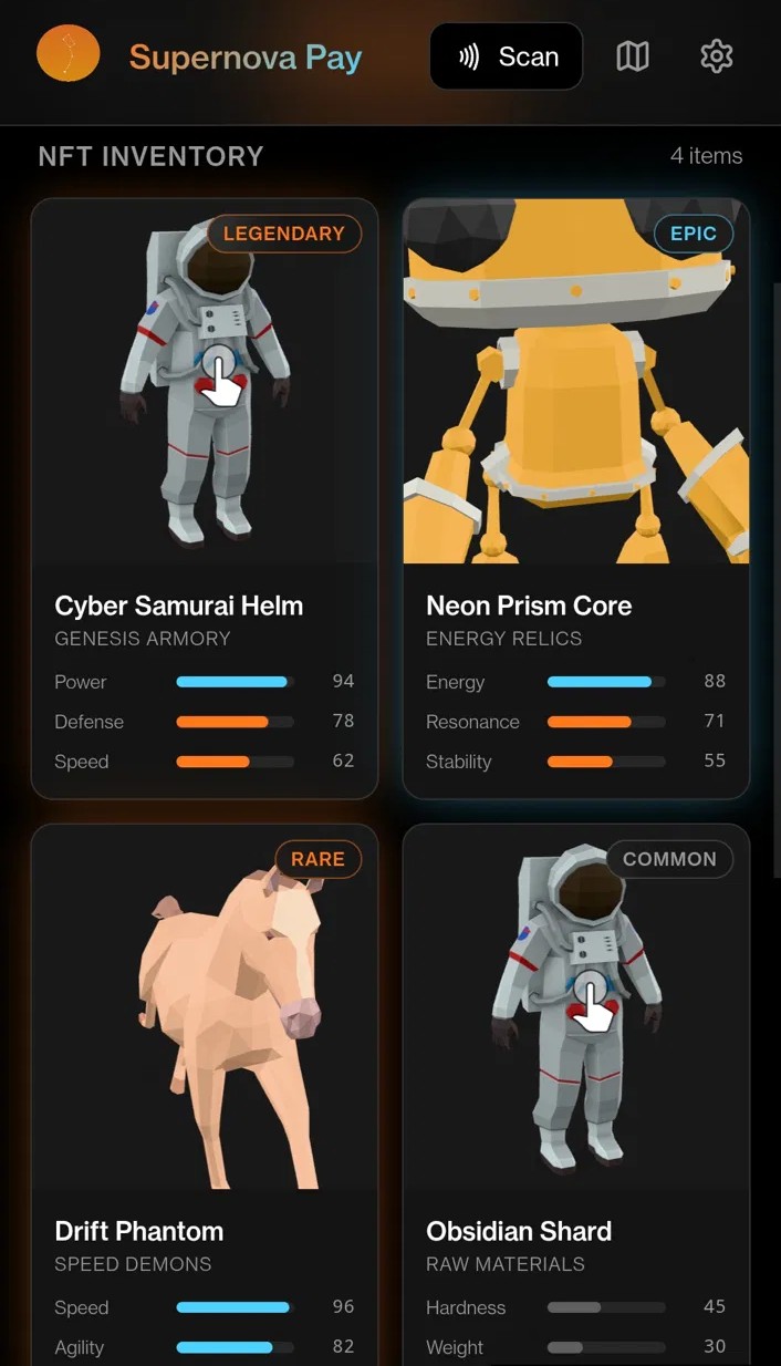 NFT inventory and P2P